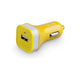 Momax XC USB 2.1A Car Charger - Yellow SXSY - LX2001 - Homewares, Outdoor, Phone Accessories, Cases, Speakers, Headphones + More -