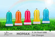Momax XC USB 2.1A Car Charger - Pink SXSP - LX2001 - Homewares, Outdoor, Phone Accessories, Cases, Speakers, Headphones + More -