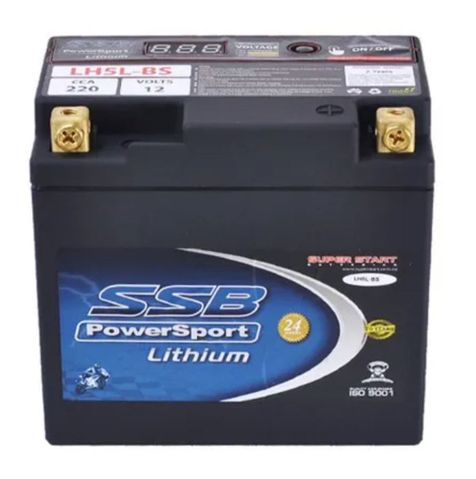 Motorcycle And Powersports Battery 12V 220Cca Ssb High Performance Lithium Ion