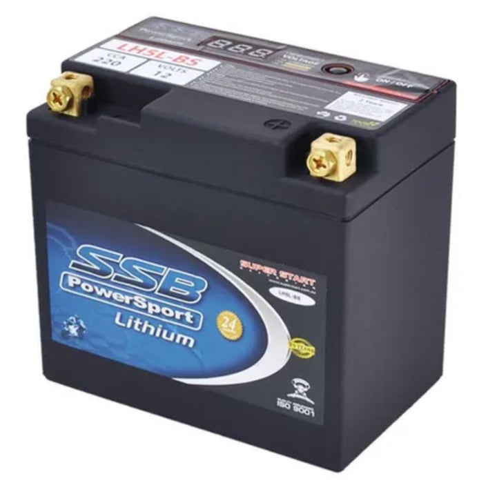 Motorcycle And Powersports Battery 12V 220Cca Ssb High Performance Lithium Ion