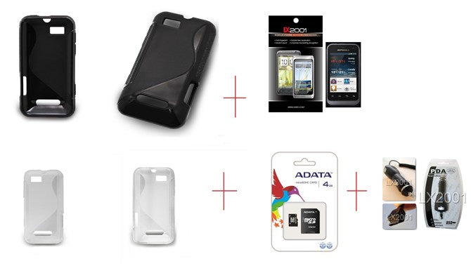 Motorola Defy Mini XT320 Case 4GB Charger
