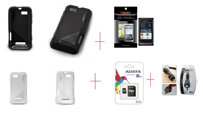 Motorola Defy Mini XT320 Case 8GB Charger