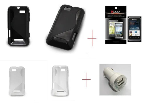 Motorola Defy Mini XT320 Case DUAL Charger - LX2001 - Homewares, Outdoor, Phone Accessories, Cases, Speakers, Headphones + More -