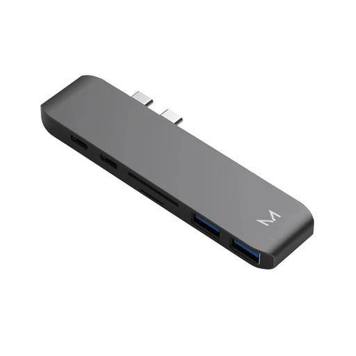 Moyork Lynk 2 x USB-C Adapter HDMI + 2 x USB-A / USB-C / TB3 / TF/SD-SG - Space Grey MOYO-LY-2CSG - LX2001 - Homewares, Outdoor, Phone Accessories, Cases, Speakers, Headphones + More -
