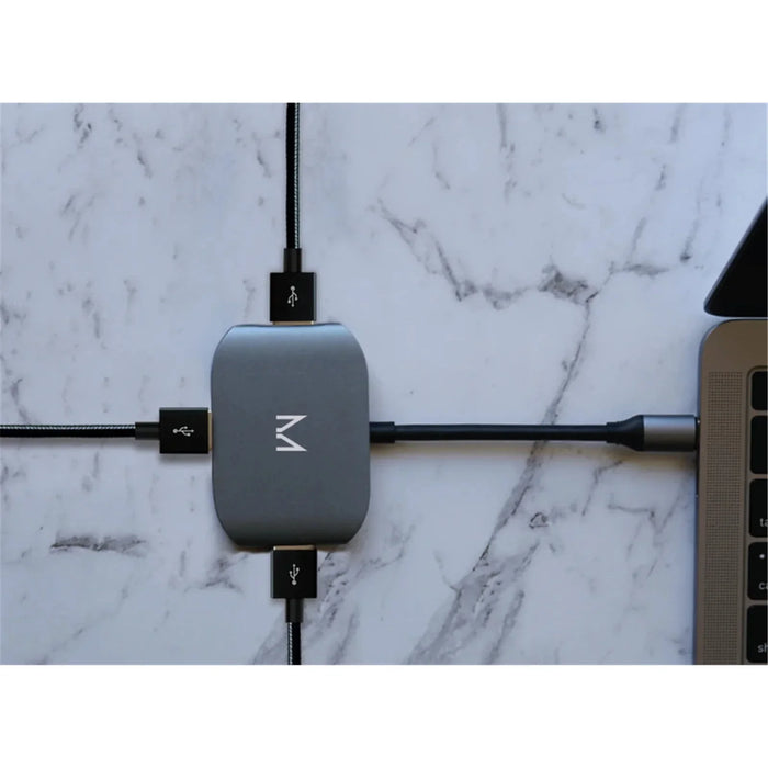 Moyork Lynk USB-C Adapter 3 x USB-A - Space Grey MOYO-LY-3ASG - LX2001 - Homewares, Outdoor, Phone Accessories, Cases, Speakers, Headphones + More -