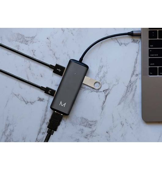 Moyork Lynk USB-C Adapter w/ 4K HDMI - Space Grey MOYO-LY-HCSG