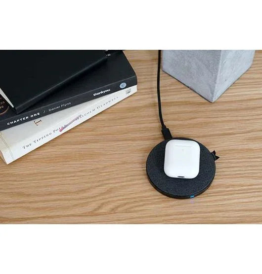 Moyork WATT Qi Wireless Charging Pad - Jersey Grey Fabric MOYO-WA-Q2JG - LX2001 - Homewares, Outdoor, Phone Accessories, Cases, Speakers, Headphones + More -