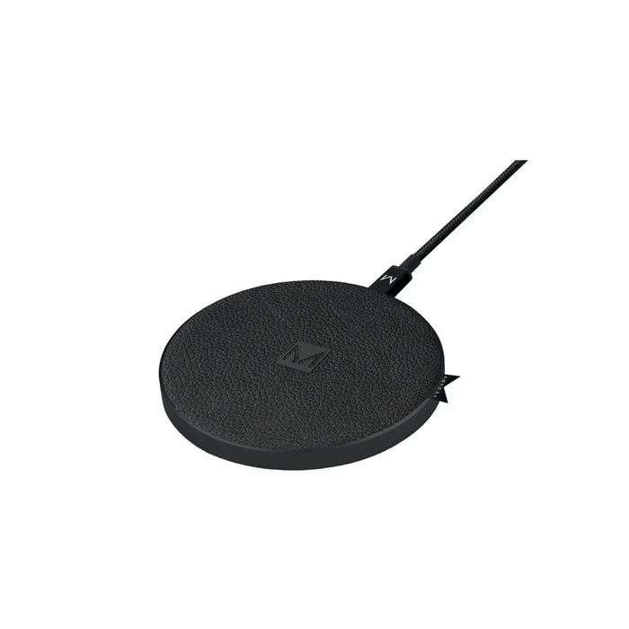 Moyork WATT Qi Wireless Charging Pad - Raven Black Leather MOYO-WA-Q2RB