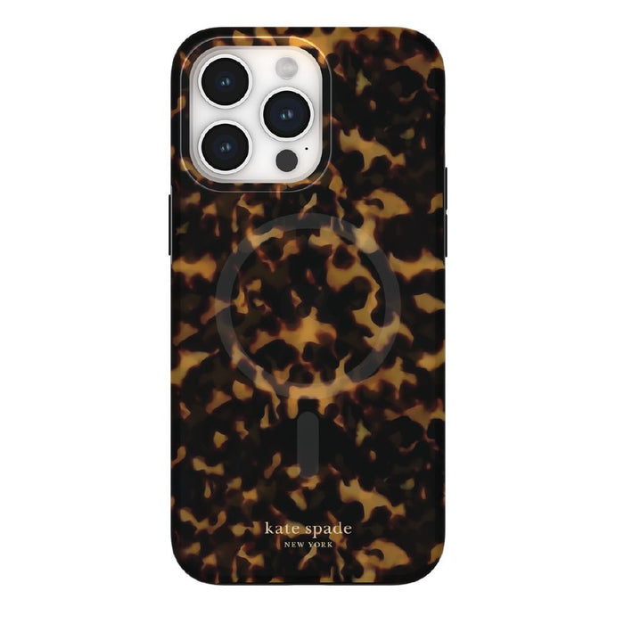 Kate Spade Protective Hardshell MagSafe iPhone 15 Pro Max Case - Tortoiseshell