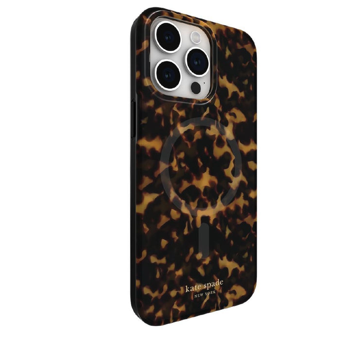 Kate Spade Protective Hardshell MagSafe iPhone 15 Pro Max Case - Tortoiseshell