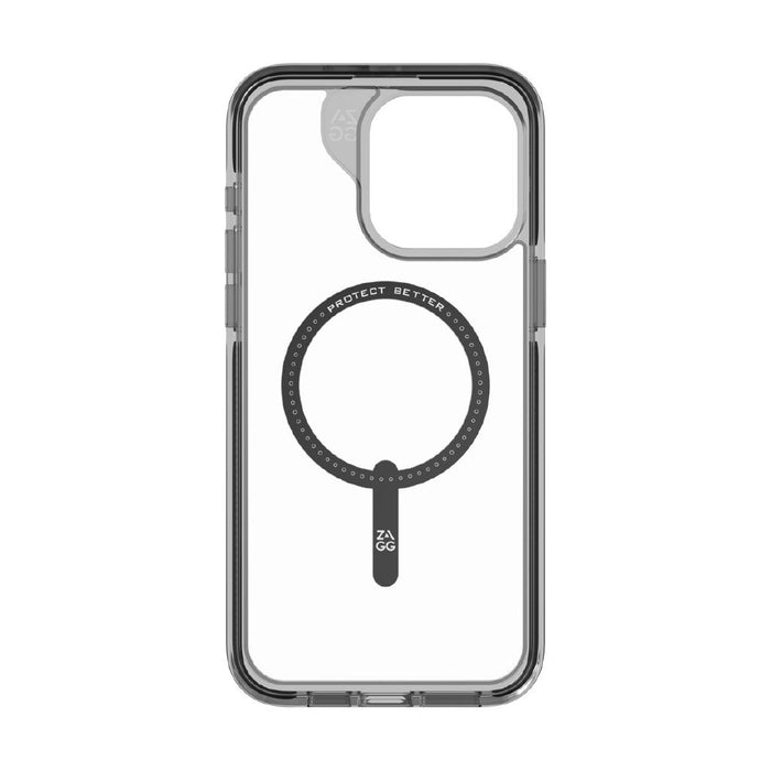 ZAGG Santa Cruz Snap iPhone 15 Pro Max Case - Clear / Black