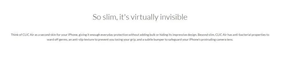 Apple iPhone 7 Plus NATIVE UNION Clic Air Case CLIC-CLE-AIR-7P CLIC-SMO-AIR-7P - LX2001 - Homewares, Outdoor, Phone Accessories, Cases, Speakers, Headphones + More -