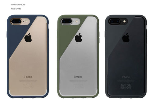 Apple iPhone 7 Plus NATIVE UNION Clic Crystal Case CLICCRL-MAR-7P CLICCRL-OLI-7P CLICCRL-SMO-7P