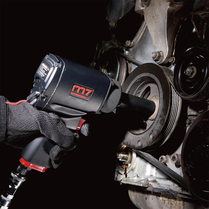 M7 Air Impact Wrench 1/2" Drive Twin Hammer Type Quiet - LX2001 - Homewares, Outdoor, Phone Accessories, Cases, Speakers, Headphones + More -