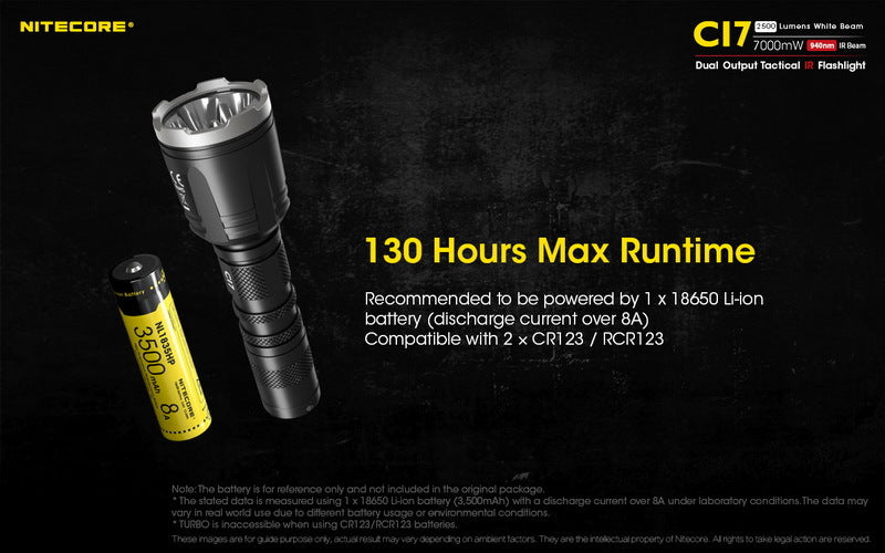 Nitecore CI7 INFRARED LED Torch