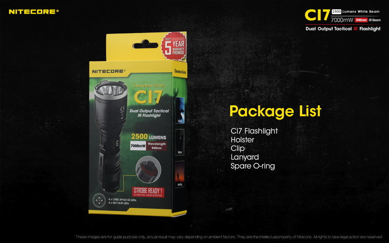 Nitecore CI7 INFRARED LED Torch