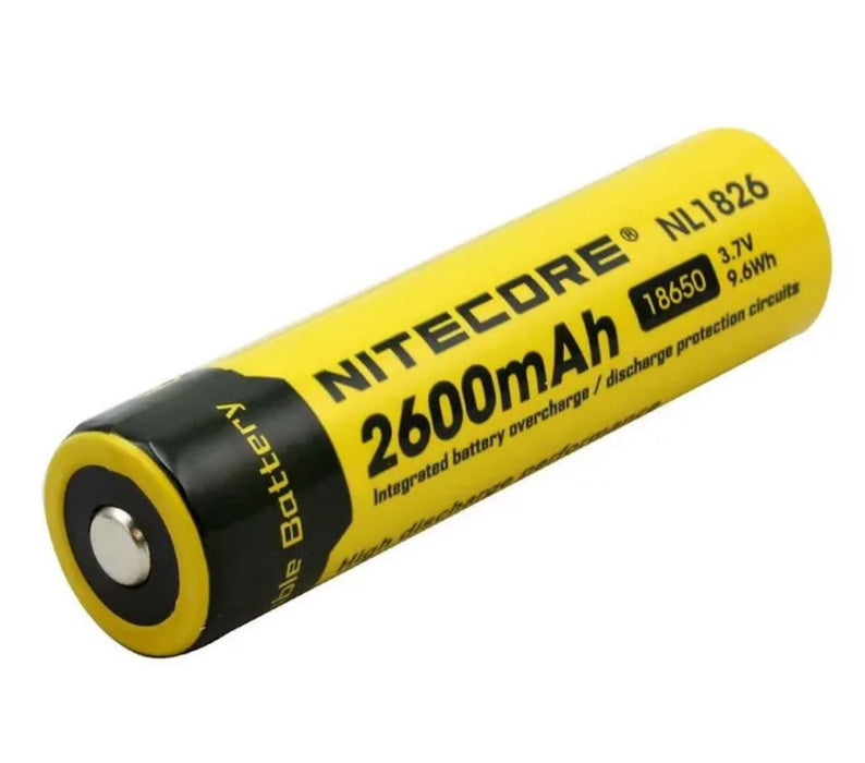 Nitecore LI-ION Rechargeable Battery 18650 (3.7V,2600mAh)