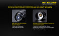 Nitecore RECHAREABLE MULTI-SPECTRUM LED FLASHLIGHT WITH ULTRAVIOLET LIGHT