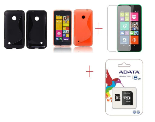 Nokia Lumia 530 Case Screen Protector 8GB MicoSD - LX2001 - Homewares, Outdoor, Phone Accessories, Cases, Speakers, Headphones + More -