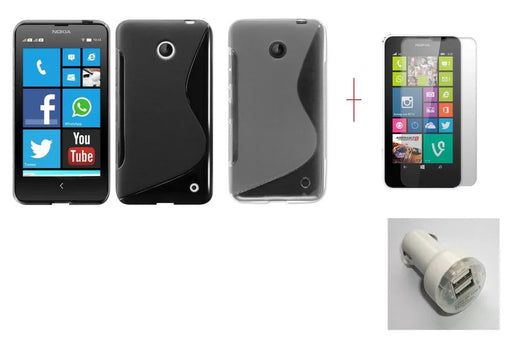Nokia Lumia 635 Gel Case Dual USB Car Charger SP - LX2001 - Homewares, Outdoor, Phone Accessories, Cases, Speakers, Headphones + More -