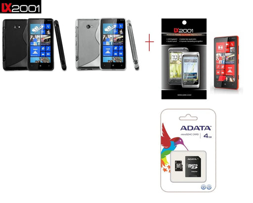Nokia Lumia 820 Case + 4GB MicroSD Card + SP - LX2001 - Homewares, Outdoor, Phone Accessories, Cases, Speakers, Headphones + More -