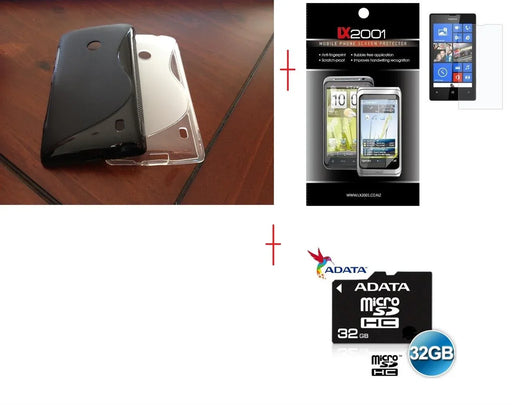Nokia Lumia 520 Case Screen Protector 32GB MicroSD - LX2001 - Homewares, Outdoor, Phone Accessories, Cases, Speakers, Headphones + More -