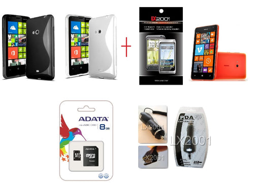 Nokia Lumia 625 Case 8GB MicoSD Card Charger SP