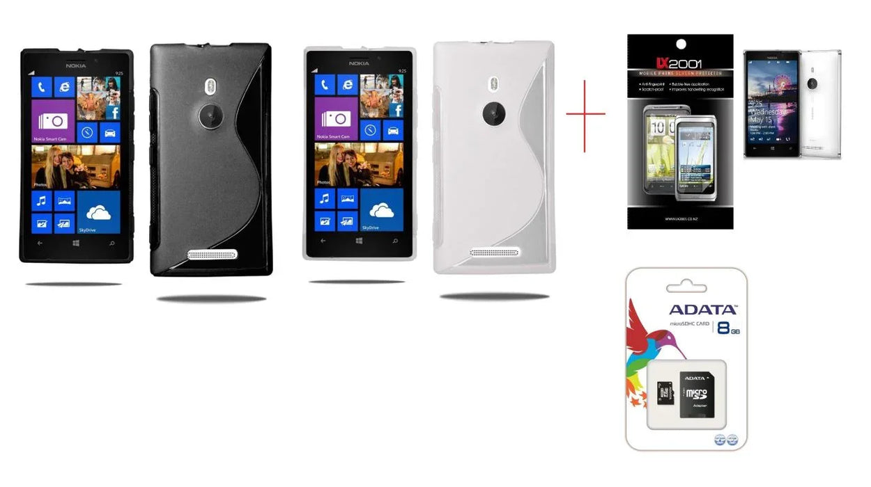 Nokia Lumia 925 Case Screen Protector 8GB MicoSD - LX2001 - Homewares, Outdoor, Phone Accessories, Cases, Speakers, Headphones + More -