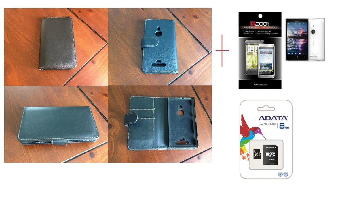 Nokia Lumia 925 Wallet Leather Case SP 8GB MicoSD - LX2001 - Homewares, Outdoor, Phone Accessories, Cases, Speakers, Headphones + More -