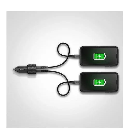Otterbox 24W USB-A Fast Charge Dual Car Charger - Black 78-52700 840104219010 - LX2001 - Homewares, Outdoor, Phone Accessories, Cases, Speakers, Headphones + More -