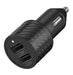 Otterbox 24W USB-A Fast Charge Dual Car Charger - Black 78-52700 840104219010 - LX2001 - Homewares, Outdoor, Phone Accessories, Cases, Speakers, Headphones + More -