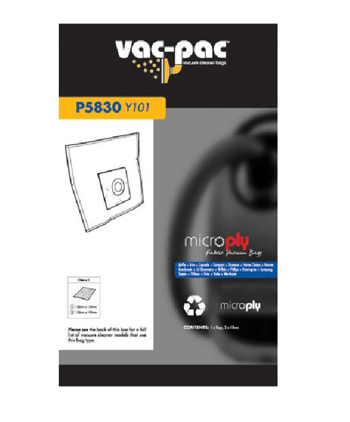 Y101 MICROPLY VACUUM CLEANER BAG