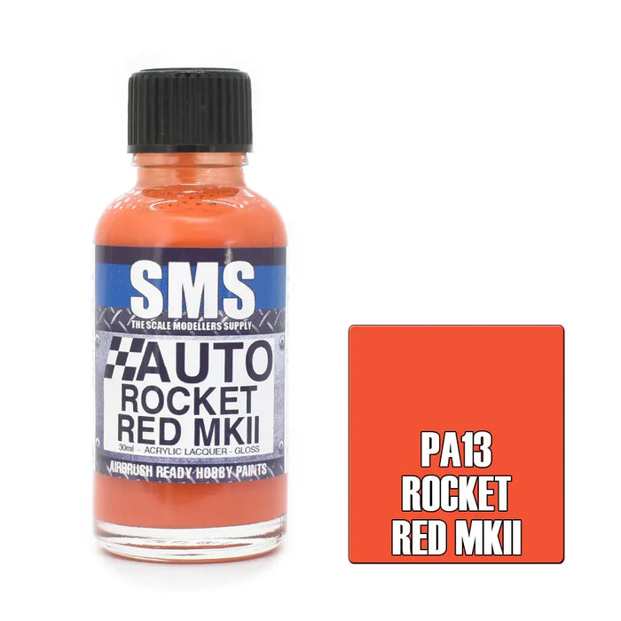 Airbrush Paint 30Ml Auto Rocket Red Mkii Scale Modellers Supply - LX2001 - Homewares, Outdoor, Phone Accessories, Cases, Speakers, Headphones + More -