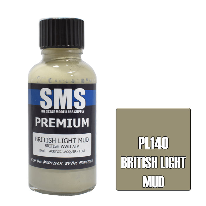 Air Brush paint 30ML PREMIUM BRITISH LIGHT MUD  ACRYLIC lacquer
