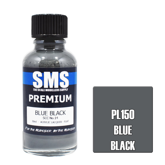 Air Brush paint 30ML PREMIUM BLUE BLACK SCC NO.14  ACRYLIC lacquer