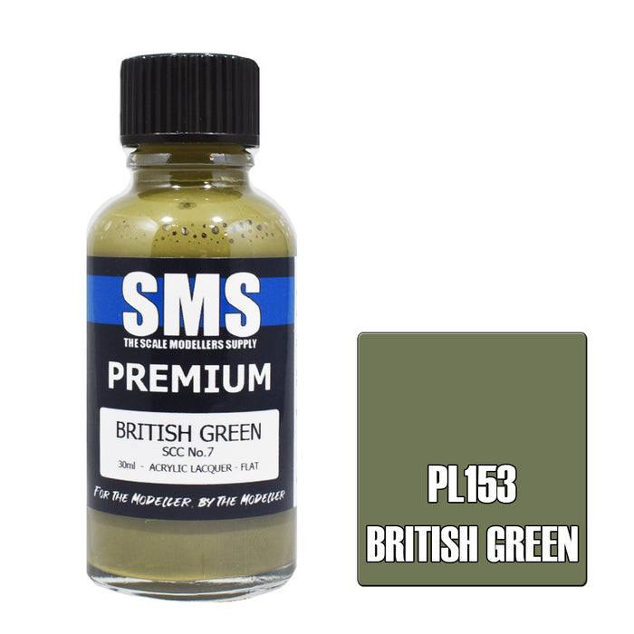 Air Brush paint 30ML PREMIUM BRITISH GREEN SCC NO.7   ACRYLIC lacquer