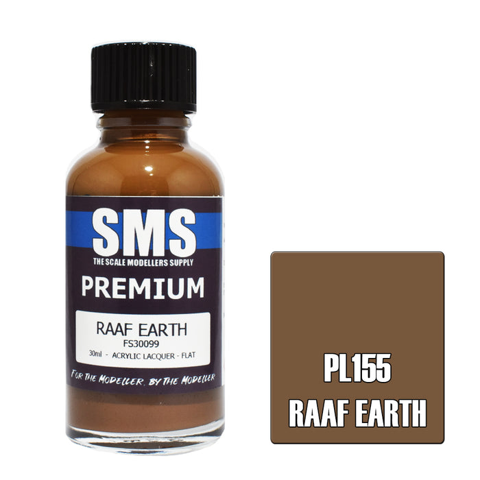 Air Brush paint 30ML PREMIUM RAAF EARTH  ACRYLIC lacquer SCALE MODELLERS SUPPLY