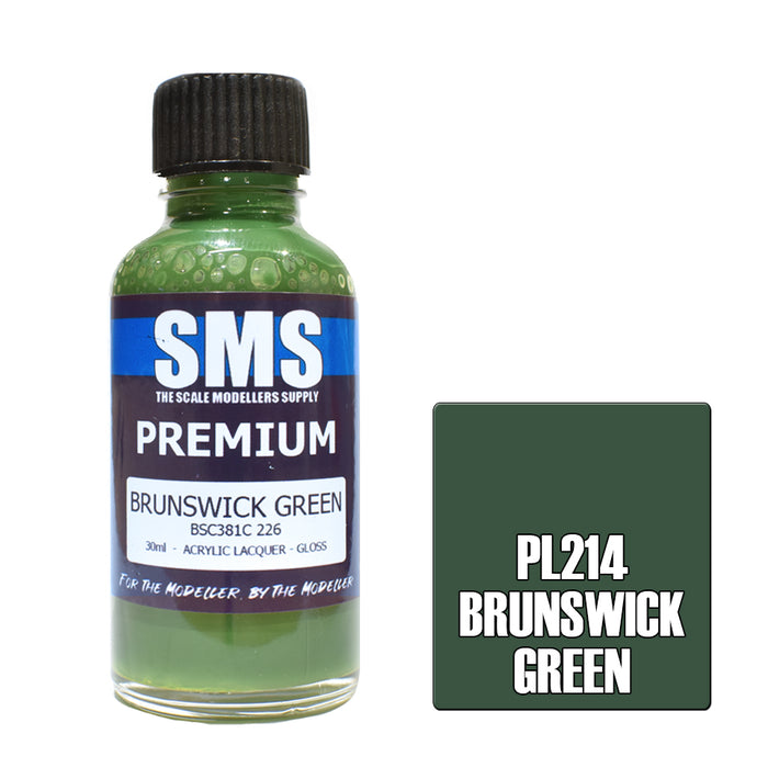 Air Brush paint 30ML PREMIUM BRUNSWICK GREEN  ACRYLIC lacquer