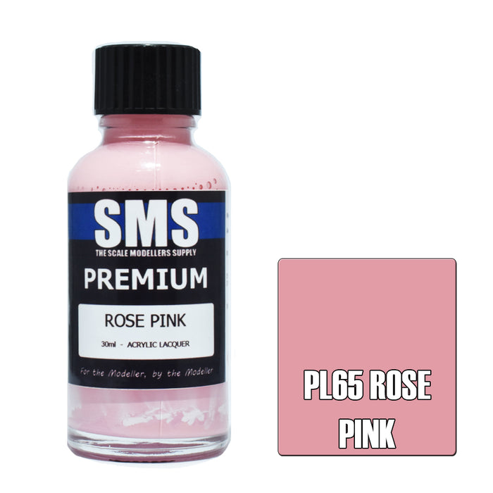 Air Brush paint 30ML PREMIUM ROSE PINK  ACRYLIC lacquer SCALE MODELLERS SUPPLY