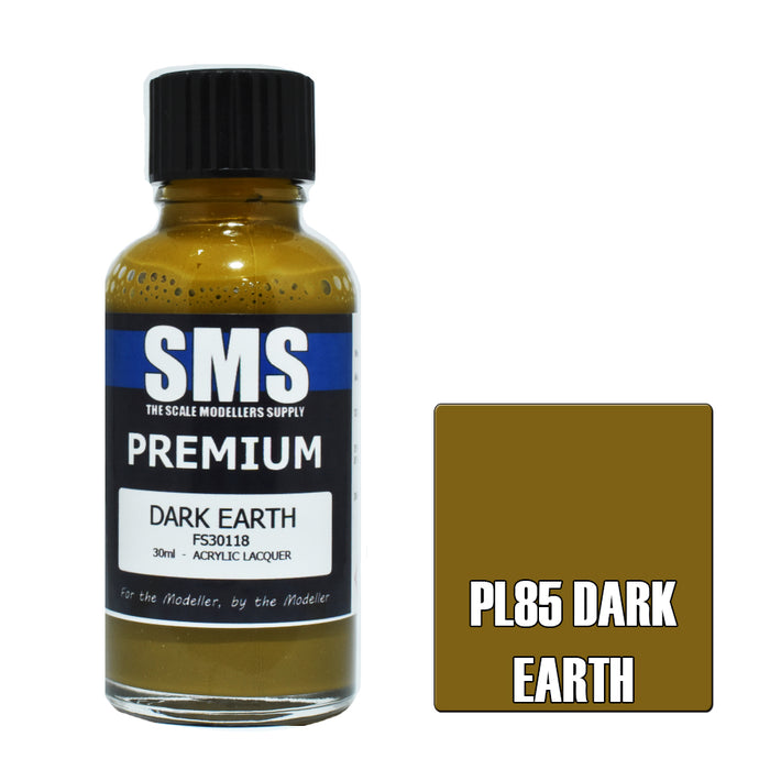Air Brush paint 30ML PREMIUM DARK EARTH ACRYLIC lacquer SCALE MODELLERS SUPPLY