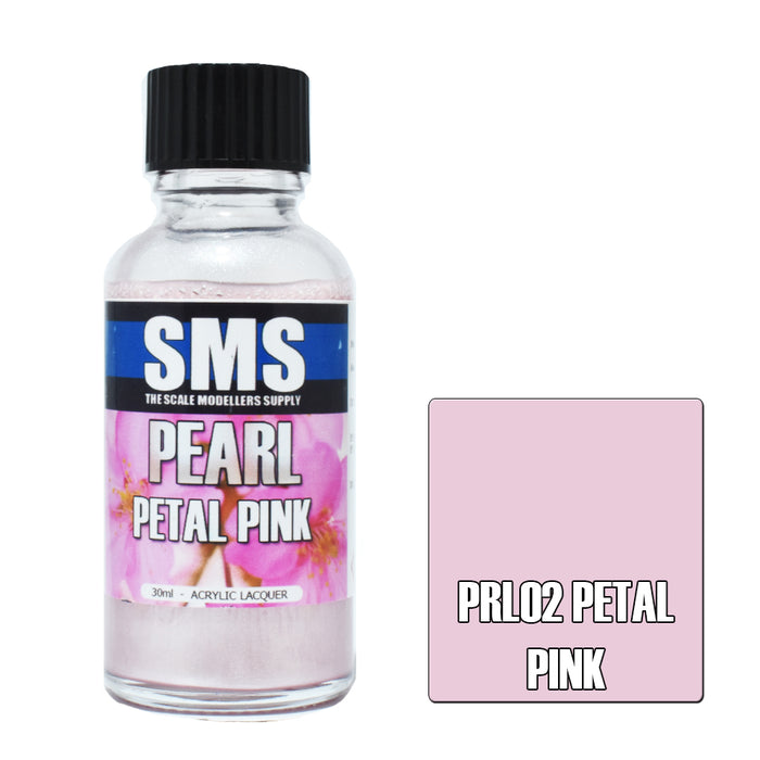 Air Brush paint 30ML PEARL PETAL PINK  ACRYLIC lacquer SCALE MODELLERS SUPPLY