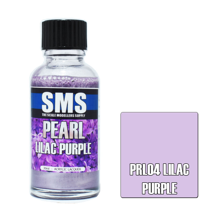 Air Brush paint 30ML PEARL LILAC PURPLE ACRYLIC lacquer SCALE MODELLERS SUPPLY