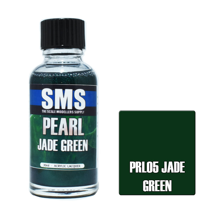 Air Brush paint 30ML PEARL JADE GREEN ACRYLIC lacquer SCALE MODELLERS SUPPLY
