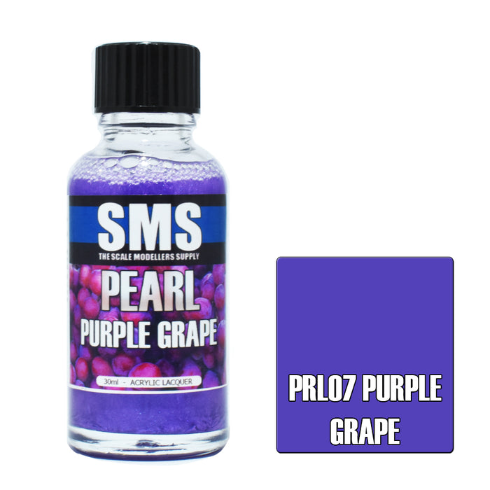 Air Brush paint 30ML PEARL PURPLE GRAPE  ACRYLIC lacquer SCALE MODELLERS SUPPLY