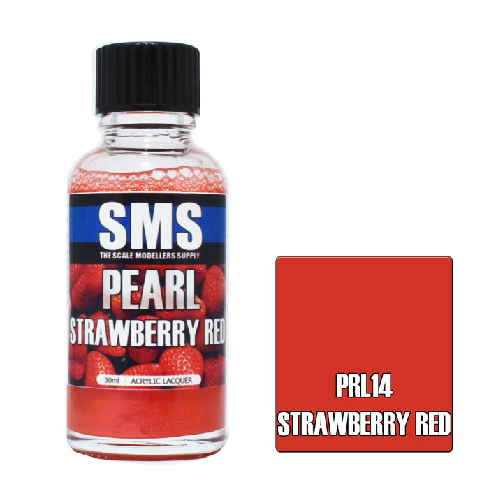Air Brush paint 30ML PEARL STRAWBERRY RED  ACRYLIC lacquer