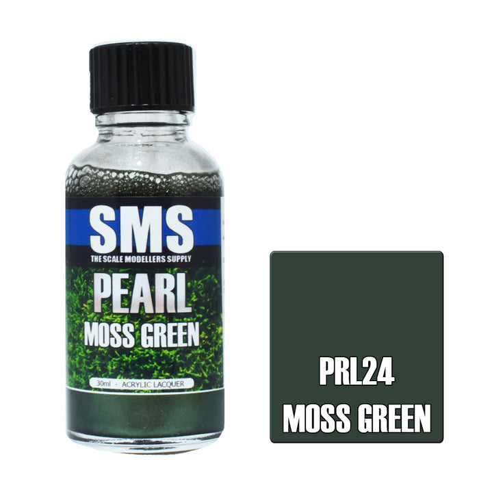 Air Brush paint 30ML PEARL MOSS GREEN  ACRYLIC lacquer SCALE MODELLERS SUPPLY