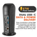 PROMATE 13-In-1 USB-C Multimedia Hub w/ 5W Speaker - Black ALPHAHUB.BLK