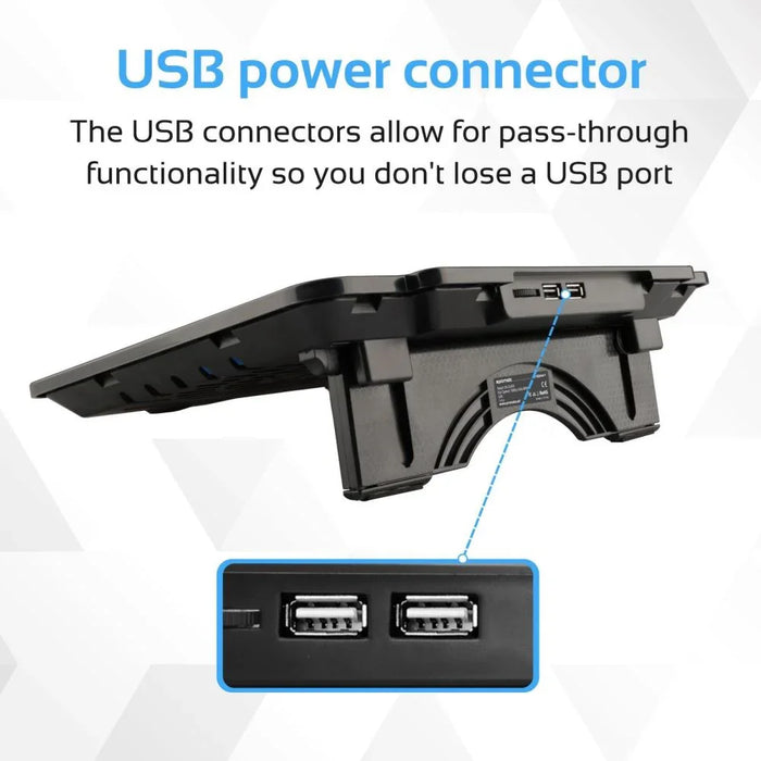 PROMATE AirBase-1 Laptop Coolspot Anywhere Ultra Cooling Pad AIRBASE-1.BLK - LX2001 - Homewares, Outdoor, Phone Accessories, Cases, Speakers, Headphones + More -