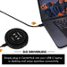 PROMATE All-in-1 USB-C Hub w/ 100W Power Delivery & 10W Qi - Black CENTERHUB.BLK