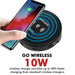 PROMATE All-in-1 USB-C Hub w/ 100W Power Delivery & 10W Qi - Black CENTERHUB.BLK
